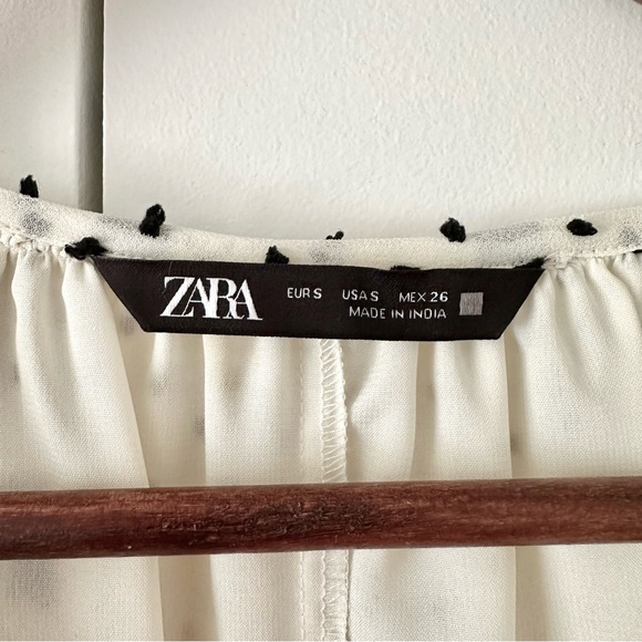 ZARA Dotted Mesh Oversized Dress (S) - Picture 8 of 12